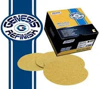 6" 80 GRIT VELCRO PRO GOLD  Part No	:	GENISIS.88080 BOX OF 50